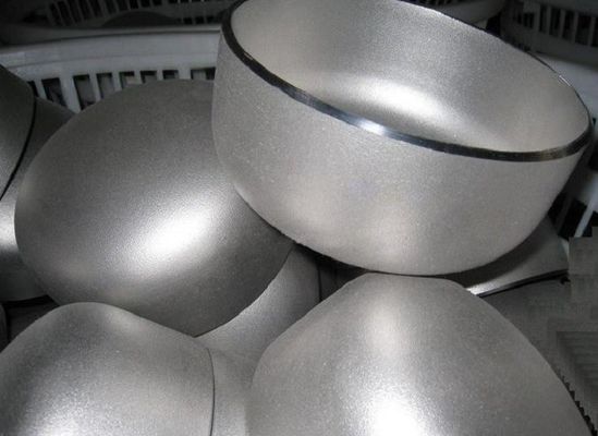Сваренная баттом нержавеющая сталь гальванизированная чернотой ASTM A182 F304 крышки стальной трубы