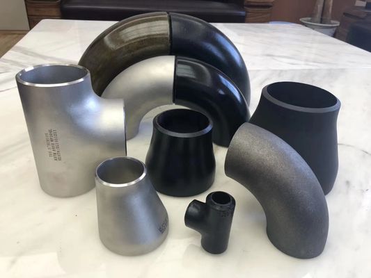 качество  45D 90D 180D Carbon Steel Butt Welded Pipe Fittings ASME B16.9 B16.28 A234WPB завод