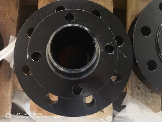 Wn 150lbs продело нитку краску черноты фланца Dn200 Asme A105n трубы