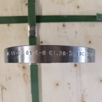 Кованые фланцы из углеродистой стали RTJ Pn100 Ct20 ГОСТ 33259