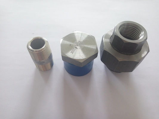 Сталь углерода выковала штуцеры ASME B16.11 3000# продело нитку штуцер выкованный SS
