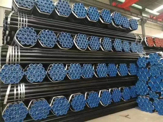 Сталь углерода безшовное ASTM A106 ASME B36.1 SCH40 SCH80 крася черные стальные трубы