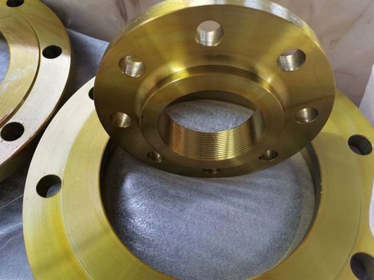 Стандарт картины Bs4504 фланца трубы Wnrf Pn25 стали гальванизированный Ss316 желтый